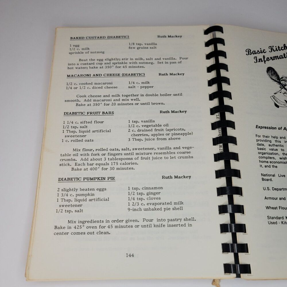 Vintage 1987 Cookbook Zephyr Christian Women Book of Favorite Recipes Florida - Picture 7 of 11